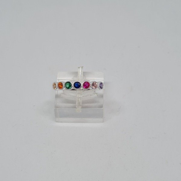 Producto - Anillo cubic colores redondos