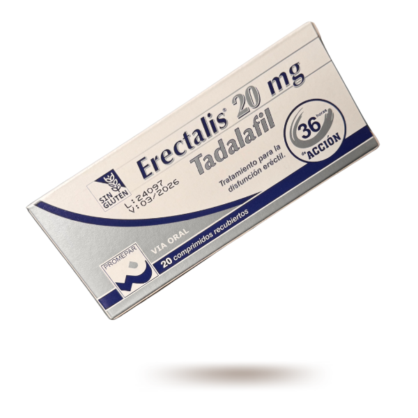 Producto - ERECTALIS 20 MG X 20 COMP. - 0