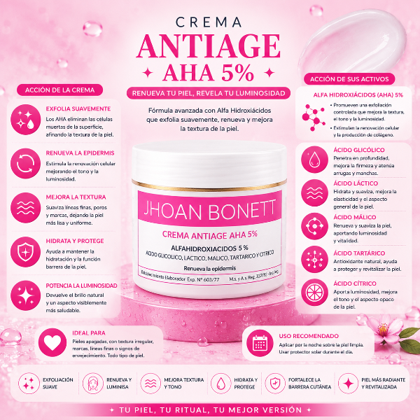 Producto - Crema ALFAHIDROXIACIDOS 5 - 1