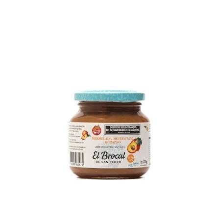 Producto - Mermelada de Durazno con stevia 220g EL BROCAL
