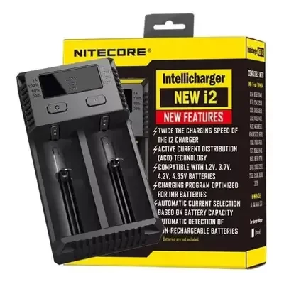 Producto - Cargador Nitecore i2 new 2 baterias