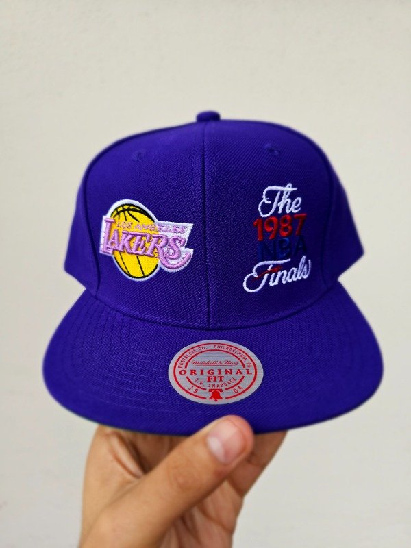Snapback Los angeles lakers 1987 NBA Mitchell and Ness
