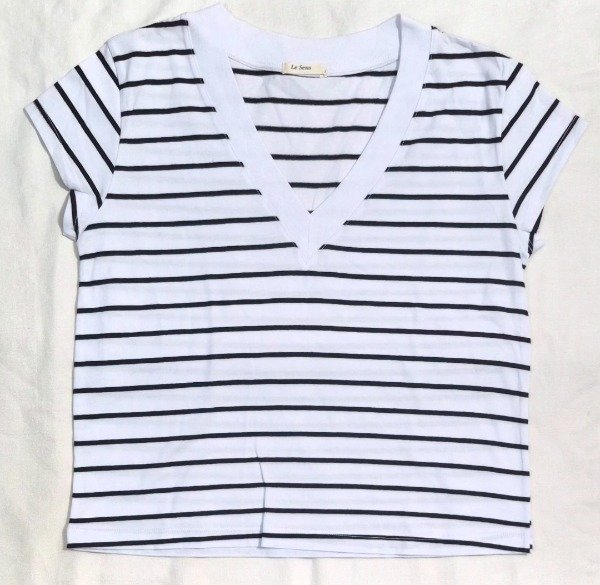 Producto - Remera rayada Negro )S/M)