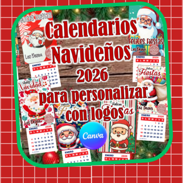 Producto - Calendarios Navideños 2026 con Logo!
