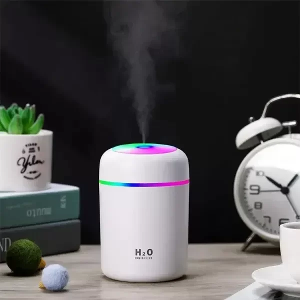 Producto - Humidificador H20 con luces led 300 ML