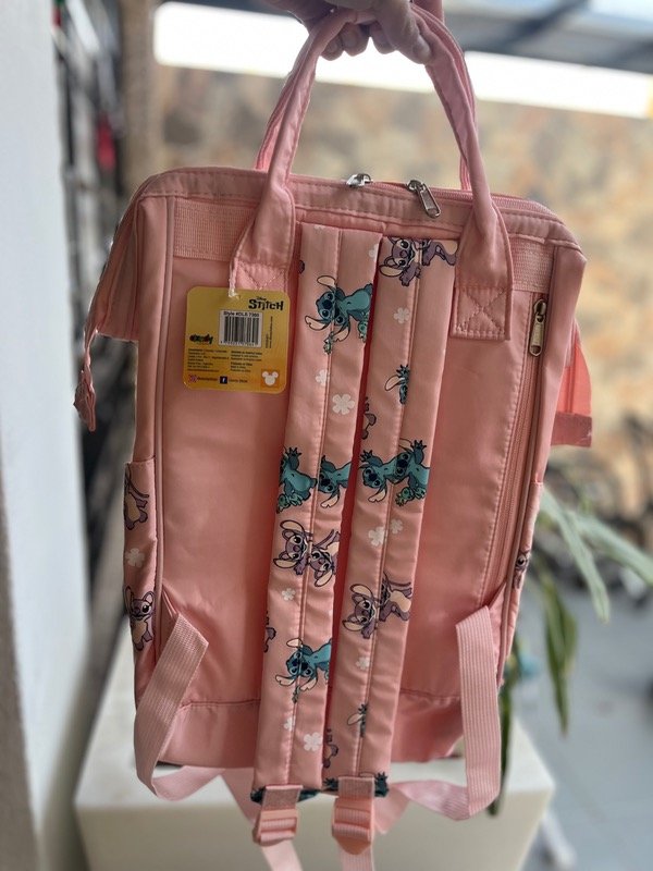 Producto - Mochila boca de pez stitch rosa - 1