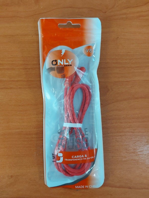 Producto - Cable USB Only v.8 rojo