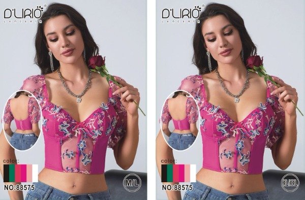 Producto - Top Bordado Mangas Art. 88575 - Importado