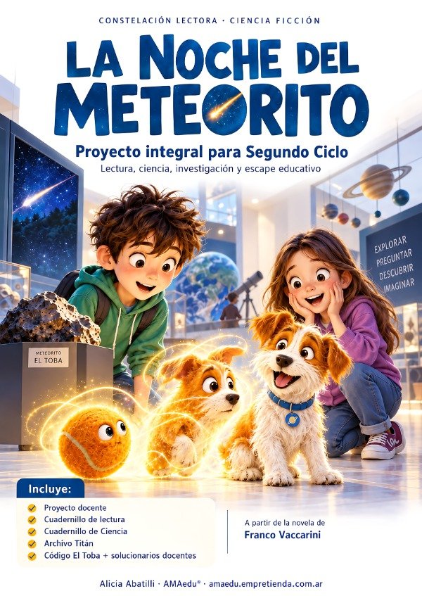 Producto - Lectura LA NOCHE DEL METEORITO (Ciencia Ficción, Segundo Ciclo) - 0