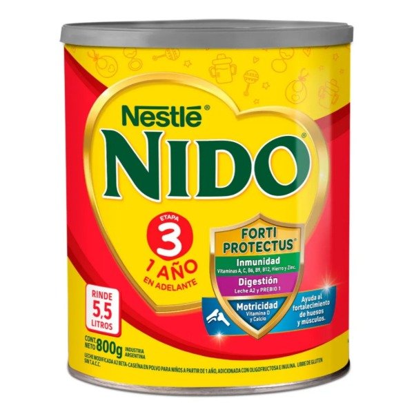 Producto - Leche Nestlé Nido 3 en Polvo - Lata 800 gr