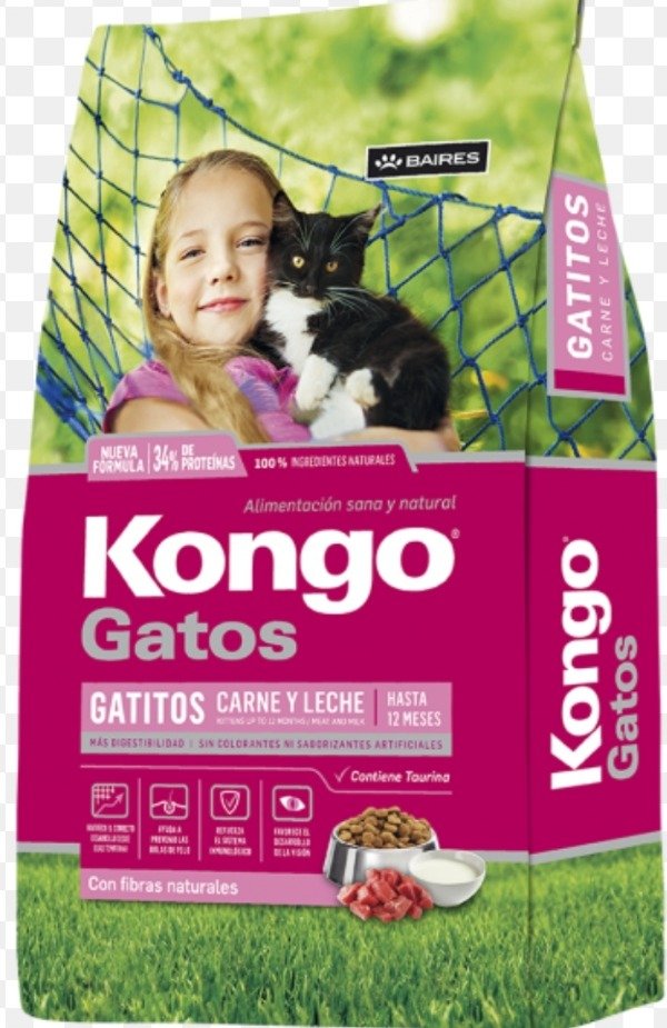 Producto - Kongo carne y leche gato