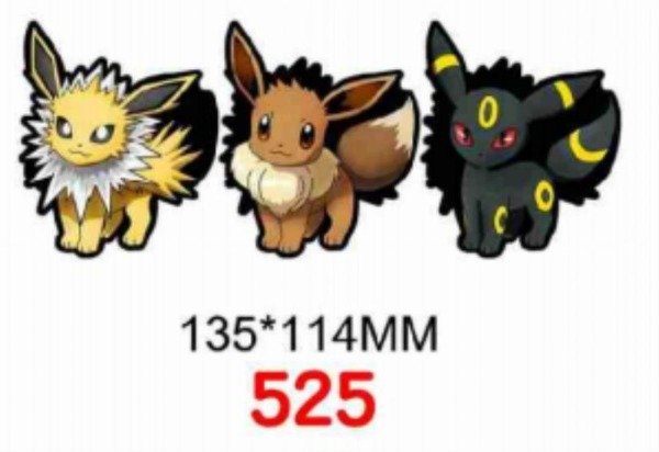 Producto - STICKER HOLOGRÁFICO 3D EEVEE POKEMON
