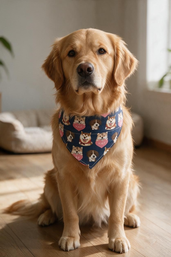 Producto - COLLAR PAÑUELO ESTAMPADO REGULABLE HASTA 40cm - 3