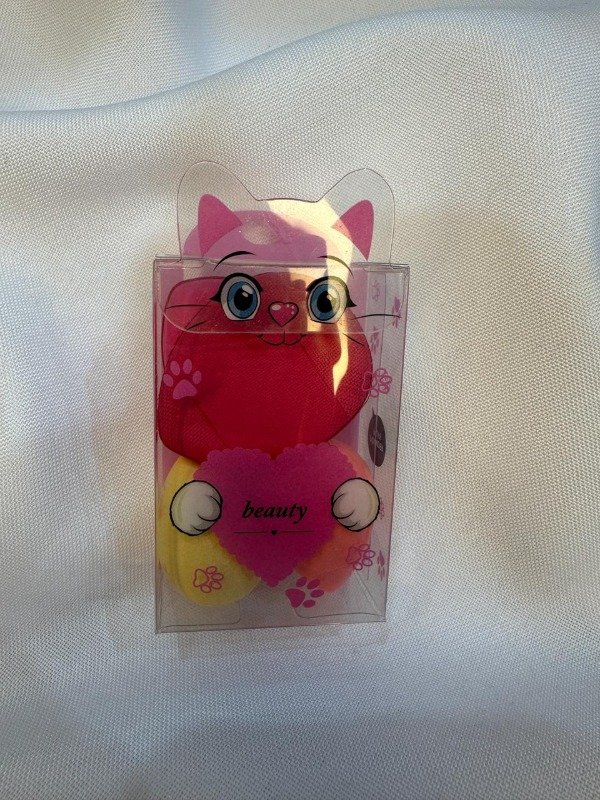 Producto - Set esponja gatito