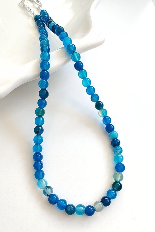 Producto - COLLAR STONE AZUL