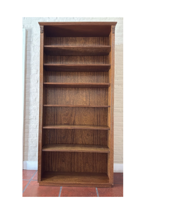 Producto - Biblioteca de madera enchapado en roble / 215x100x30