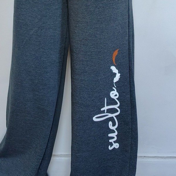 Producto - Pantalon Suelto Gris Topo