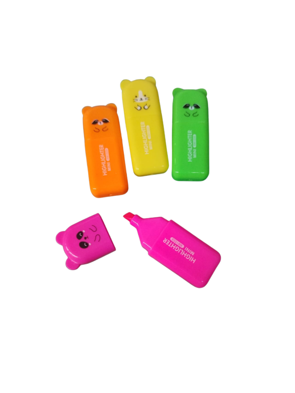 Producto - Mini resaltador x4 animalitos