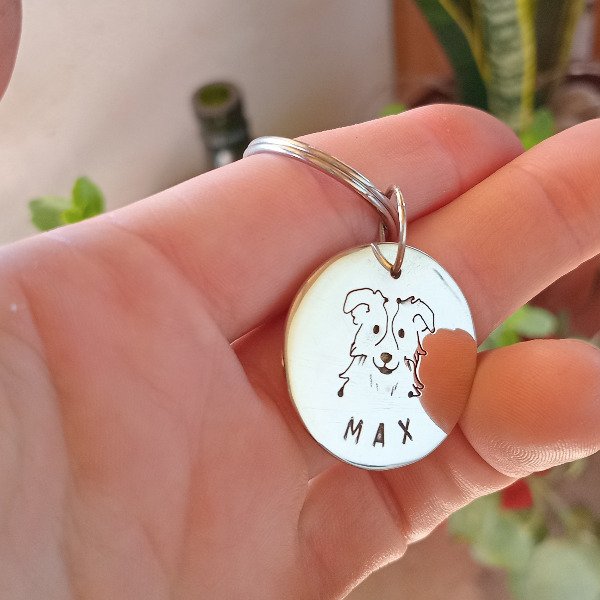 Producto - Chapita identificatoria Max