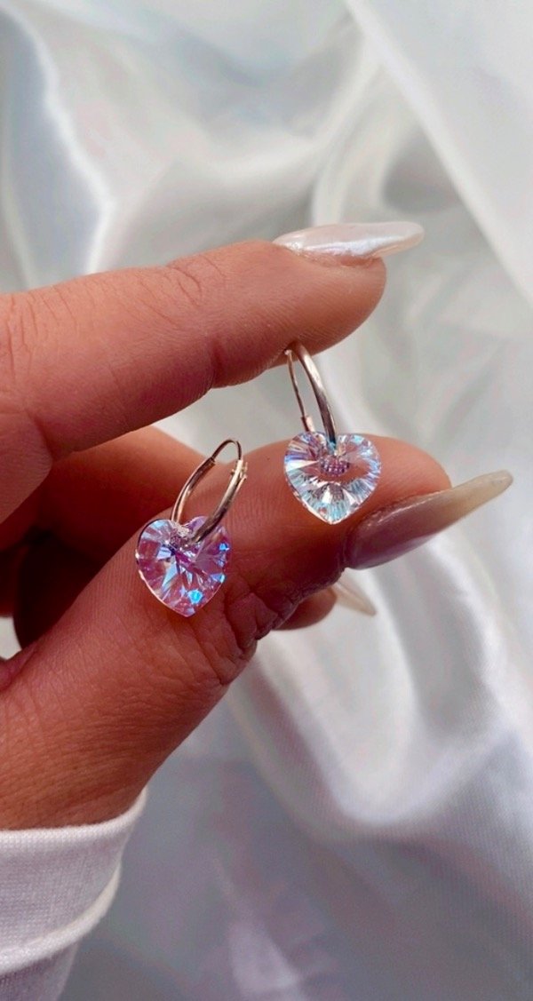 Producto - Argollitas cristal shimer