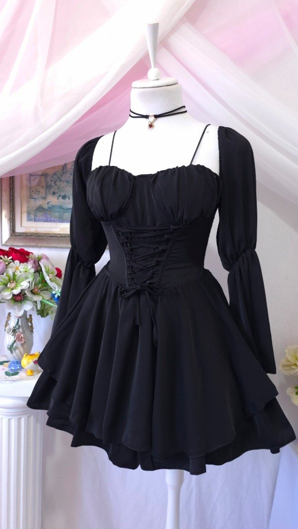 Producto - Vestido Coquette Samantha Negroo! IMPORTADO NUEVO