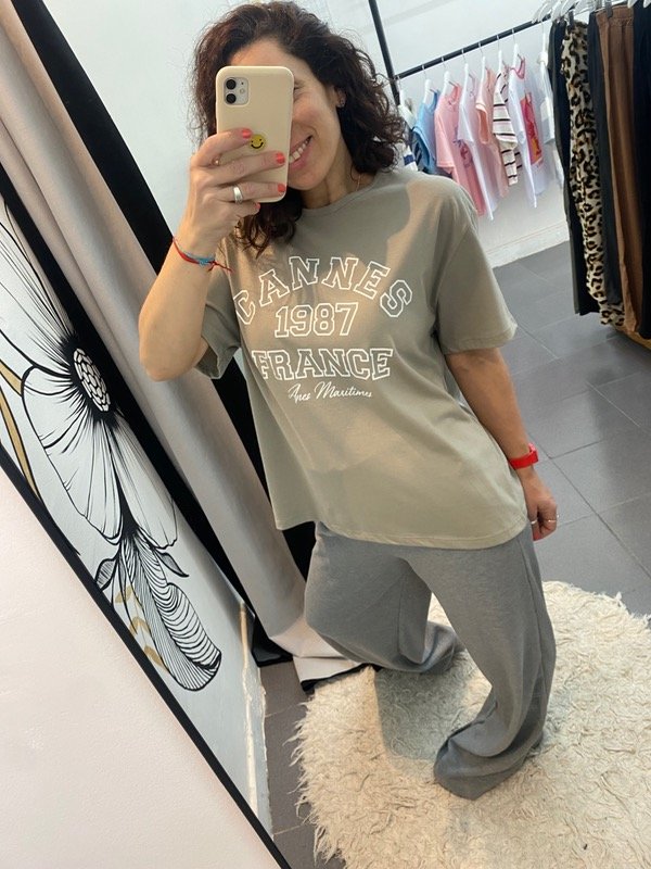 Producto - Pantalón waffle wide leg