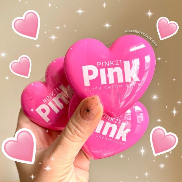 Producto - RUBOR EN CREMA CORAZÓN PINK21 X 3 UNIDADES
