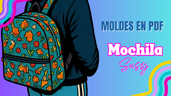 Producto - MOCHILA SUSY -  MOLDES EN PDF