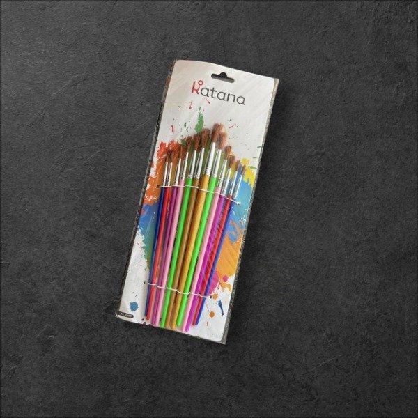 Producto - Pack de 12 pinceles punta redonda Katana