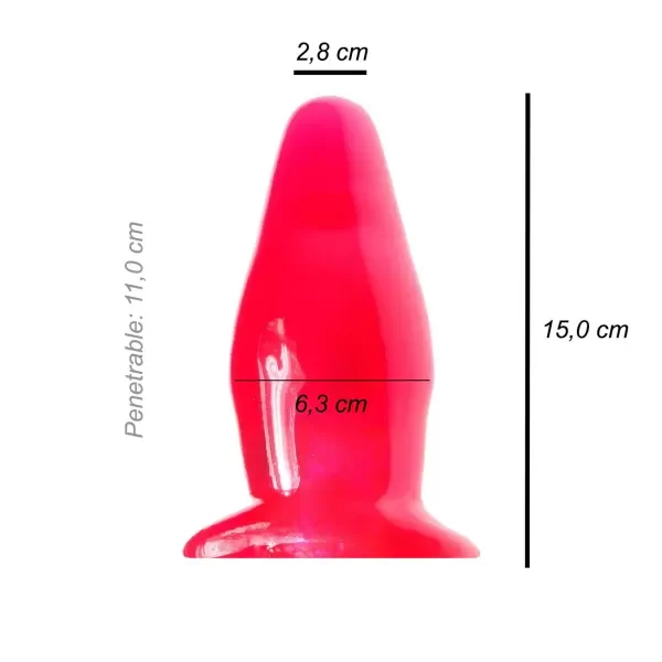 Producto - Plug Anal Ultra rojo - 0