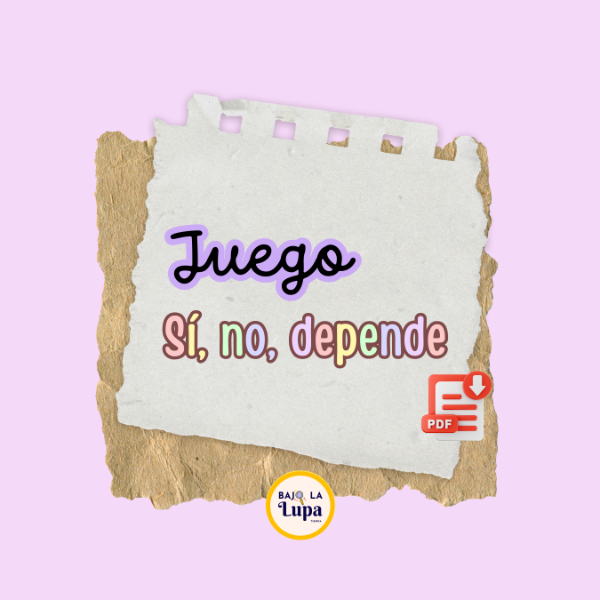 Producto - Juego Sí, no, depende