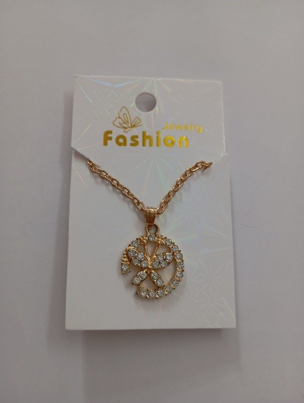 Producto - Collar Strass Dorado - 3