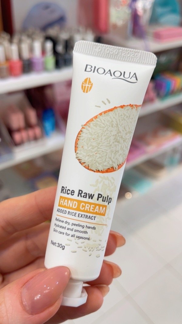 Producto - Crema para manos con extracto de arroz 30gr. Bioaqua