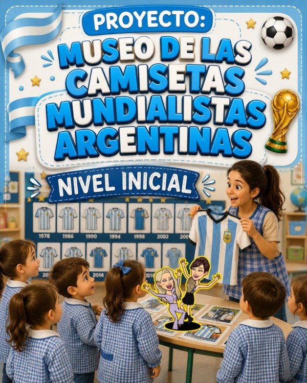 Producto - PROYECTO. MUSEO DE LAS CAMISETAS MUNDIALISTAS ARGENTINAS. NIVEL INICIAL