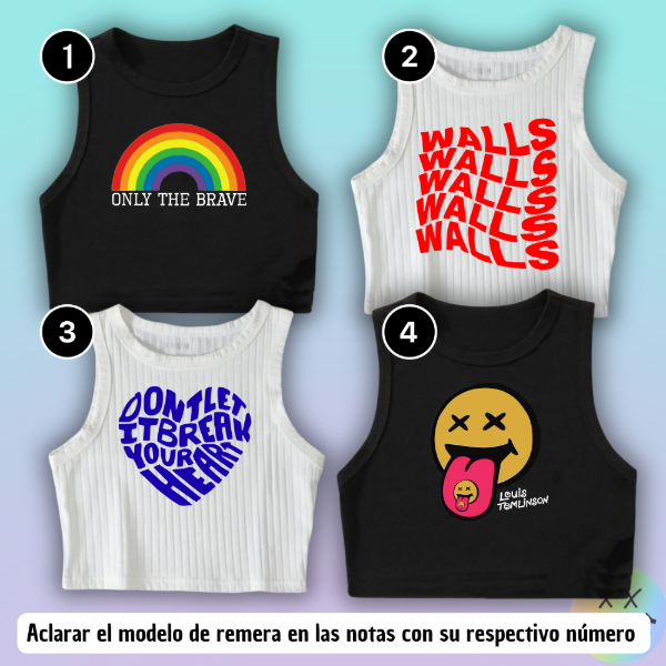 Producto - Musculosas Louis Tomlinson #1