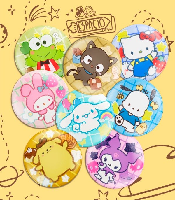 Producto - Pines Grandes Sanrio