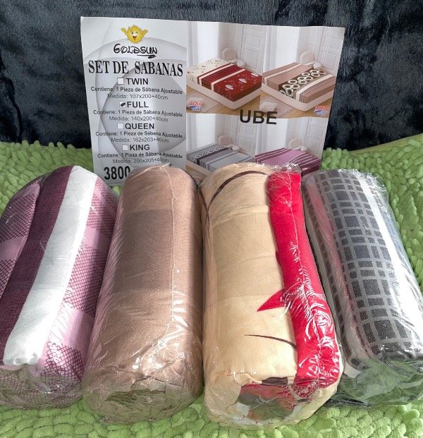 Producto - Set de sábanas ajustables x4 full - 0