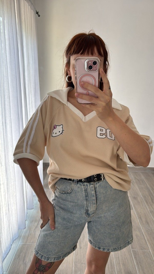 Producto - Remera hello kitty natural