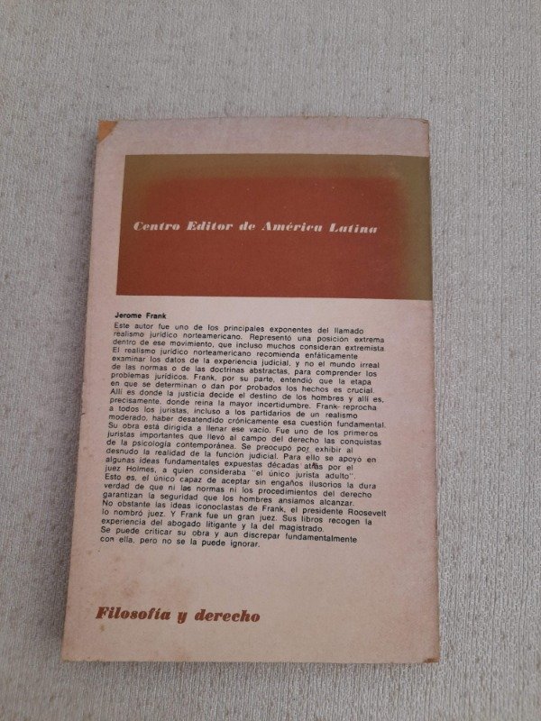 Producto - Filosofia Y Derecho Ceal #3 - Derecho E Incertidumbre - Jerome Frank - 3