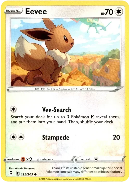 Producto - Eevee - 125/203 - Evolving Skies