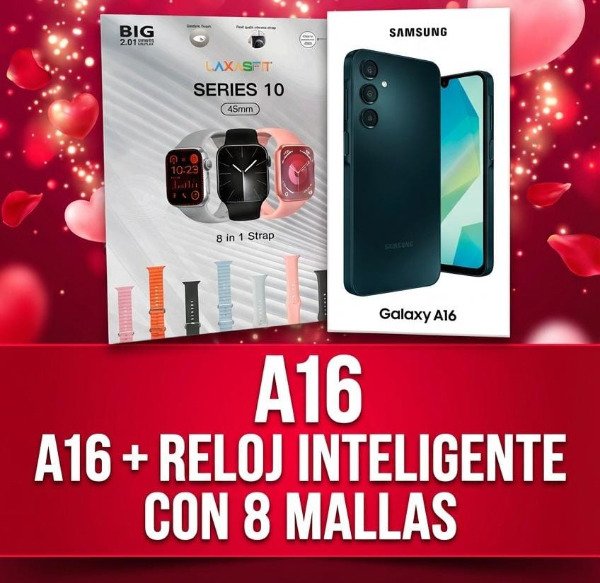 Producto - SAMSUNG A16 (4GB / 128GB ) DE REGALO RELOJ INTELIGENTE CON 8 MALLAS