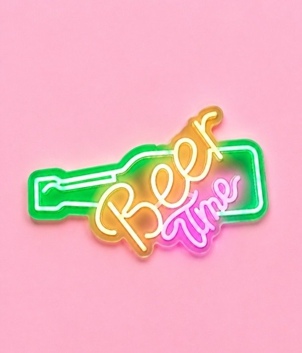 Producto - cartel led beer time