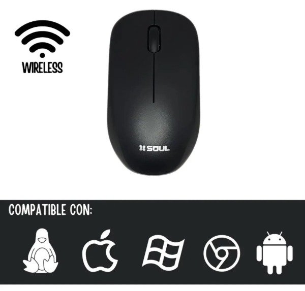 Producto - Mouse Inalambrico Omw200 Soul Office Para PC