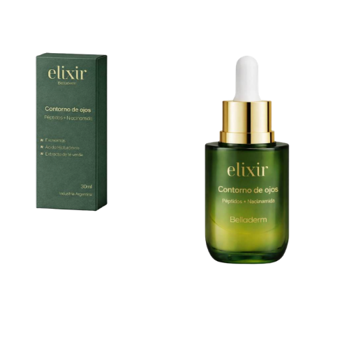 Producto - Contorno de ojos Peptidos y Niacinamida Frasco dosificador 30ml ELIXIR