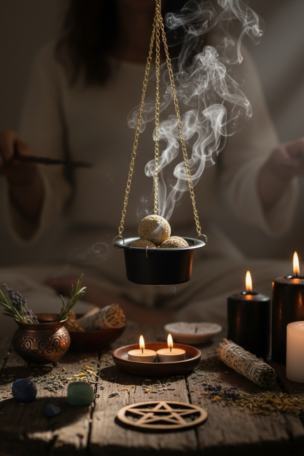 Producto - Sahumador Negro - Sagrada Madre