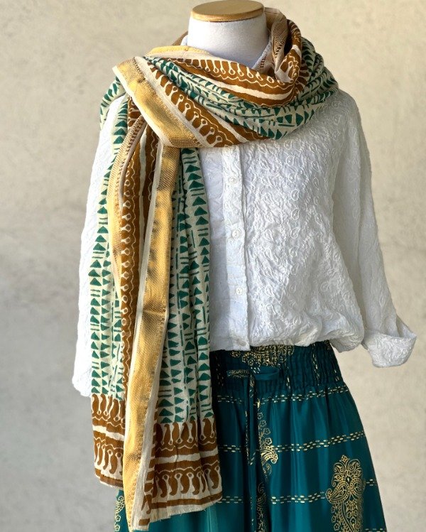 Producto - Pareo Mil Usos Verde Petróleo