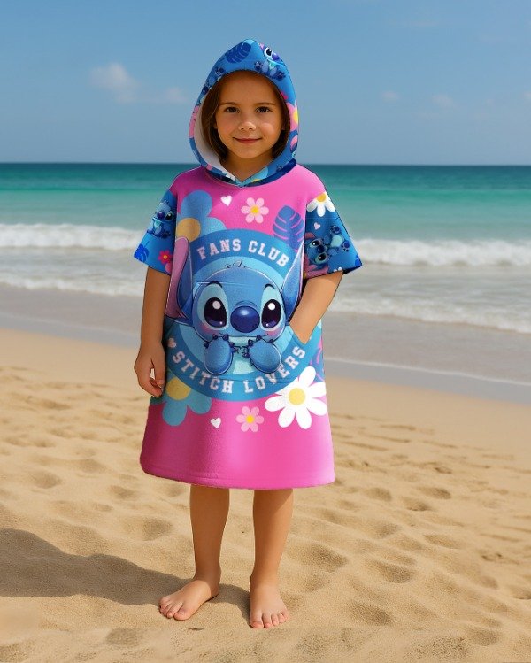 Producto - MAXIPONCHO TOALLA Stitch Spring A