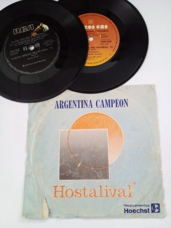 Producto - Argentina campeón - Banda Original Columbia - CBS 1978 - 2 vinilos