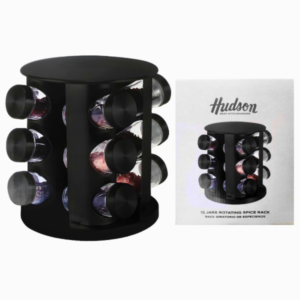Producto - Especiero Giratorio Hudson Negro x 12