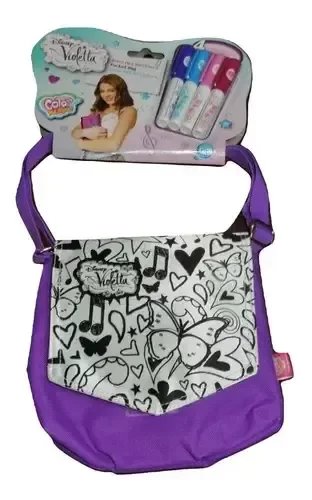 Producto - Fallado!!! Violetta Morral Infantil Para Pintar 18 x 19 cm Color Me Mine